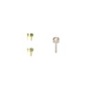 Caflon White Stainless Steel Studs x 12 Mini