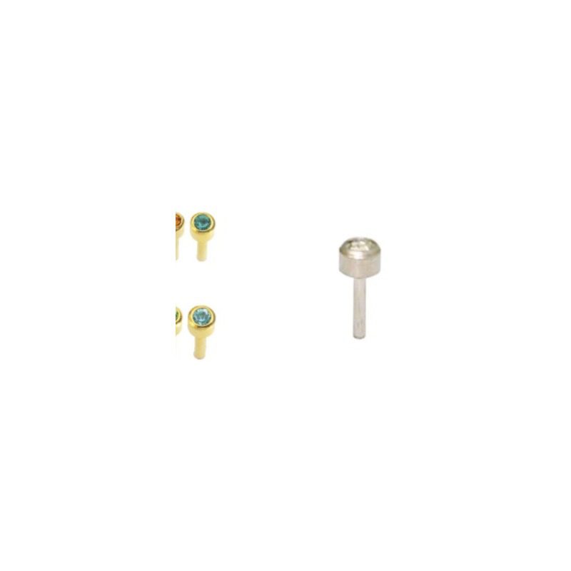 Caflon White Stainless Steel Studs x 12 Mini